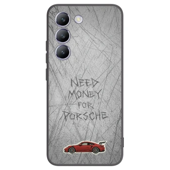 Picasee crna silikonska maskica za Vivo V40 SE 5G - Garage Scratch