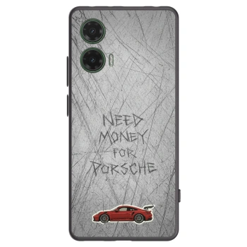 Picasee crna silikonska maskica za Motorola Moto G35 5G - Garage Scratch