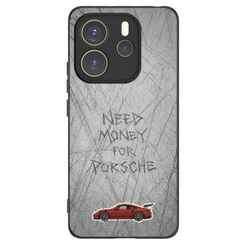 Picasee crna silikonska maskica za Xiaomi Redmi Note 14 4G - Garage Scratch