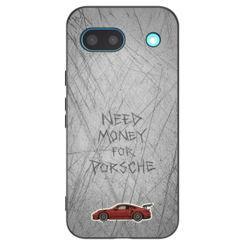 Picasee crna silikonska maskica za Google Pixel 8a - Garage Scratch