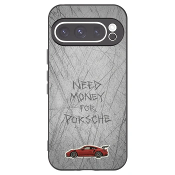 Picasee crna silikonska maskica za Google Pixel 9 Pro - Garage Scratch
