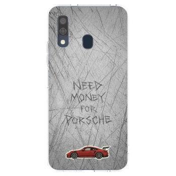 Picasee silikonska prozirna maskica za Samsung Galaxy A40 A405F - Garage Scratch