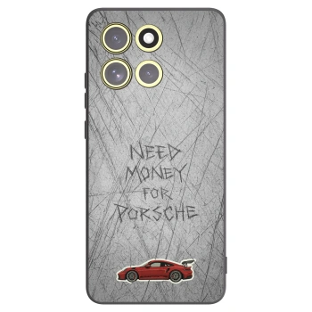 Picasee crna silikonska maskica za Motorola Moto G86 Power 5G - Garage Scratch