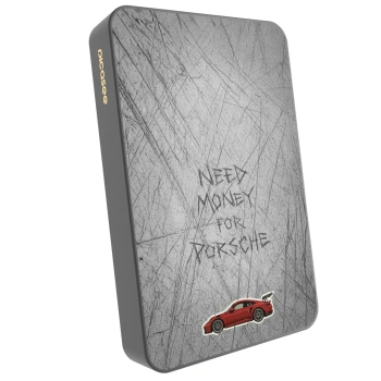 Prijenosni punjač s MagSafe 10 000 mAh Sivo - Garage Scratch