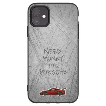 Picasee crna silikonska maskica za Apple iPhone 11 - Garage Scratch