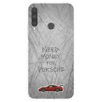 Picasee silikonska prozirna maskica za Huawei P40 Lite E - Garage Scratch