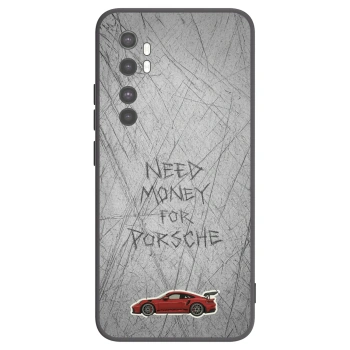 Picasee crna silikonska maskica za Xiaomi Mi Note 10 Lite - Garage Scratch