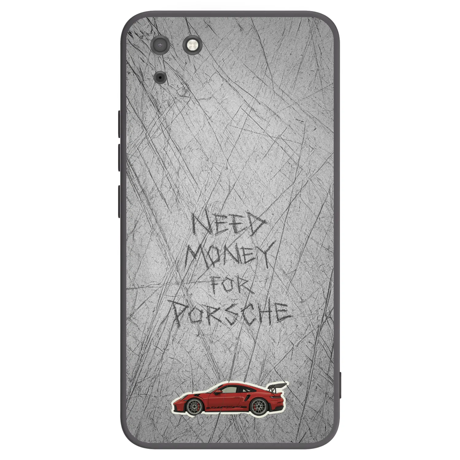 Picasee crna silikonska maskica za Huawei Y5P - Garage Scratch