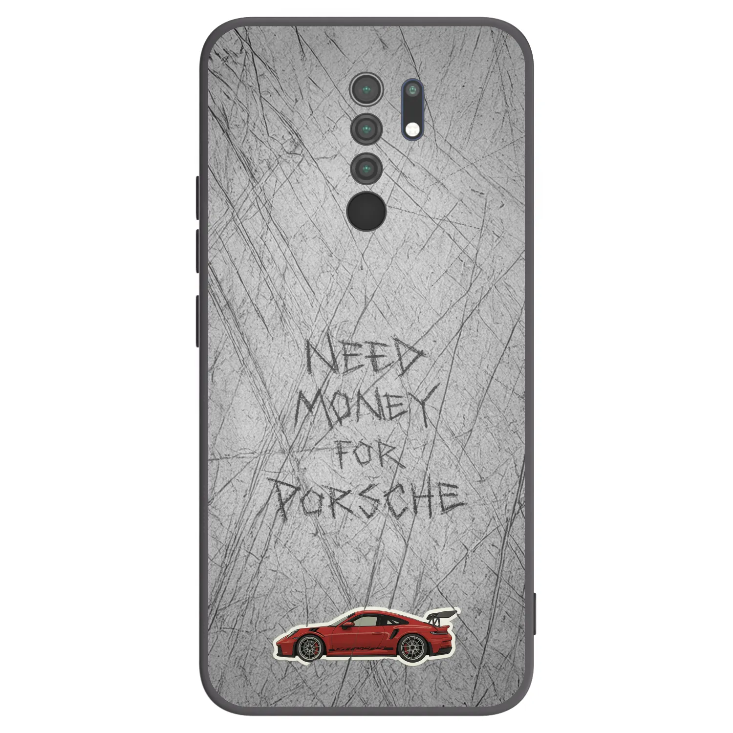 Picasee crna silikonska maskica za Xiaomi Redmi 9 - Garage Scratch