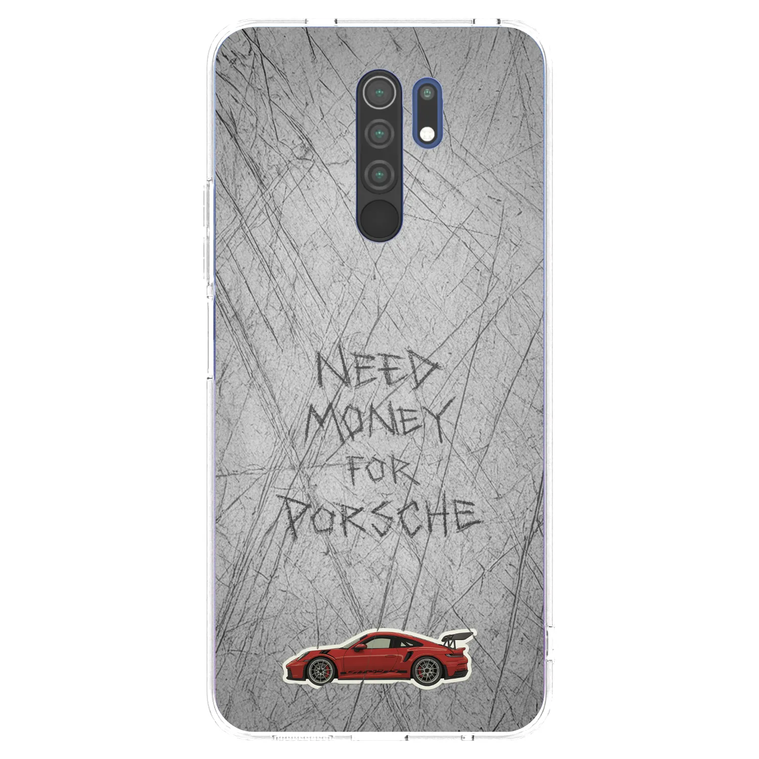Picasee silikonska prozirna maskica za Xiaomi Redmi 9 - Garage Scratch