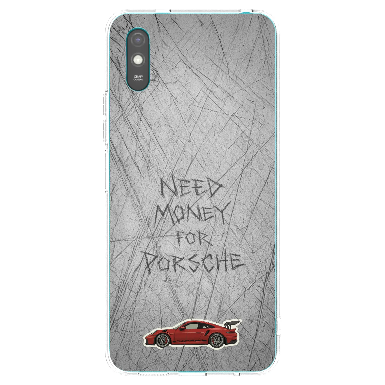 Picasee silikonska prozirna maskica za Xiaomi Redmi 9A - Garage Scratch