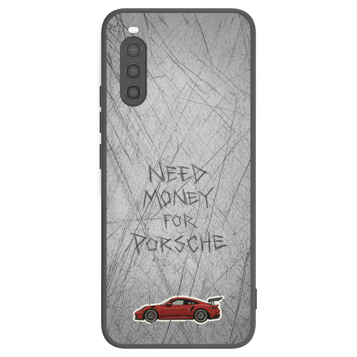 Picasee crna silikonska maskica za Sony Xperia 10 II - Garage Scratch