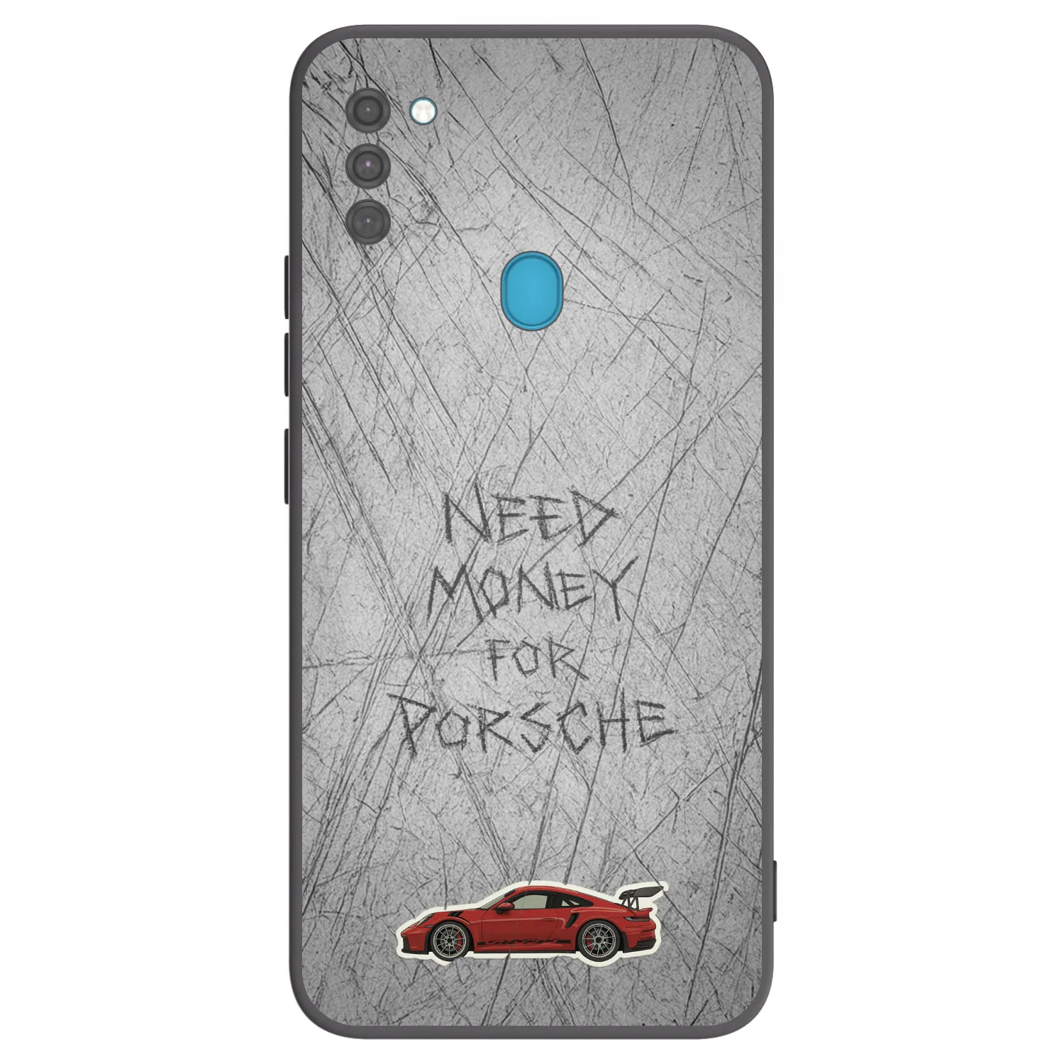 Picasee crna silikonska maskica za Samsung Galaxy M11 - Garage Scratch