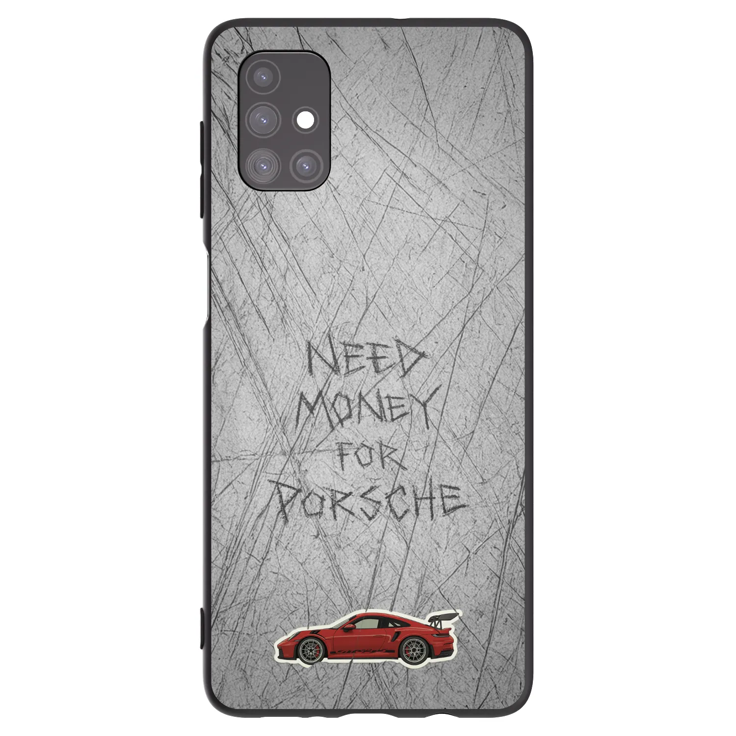 Picasee crna silikonska maskica za Samsung Galaxy M51 M515F - Garage Scratch