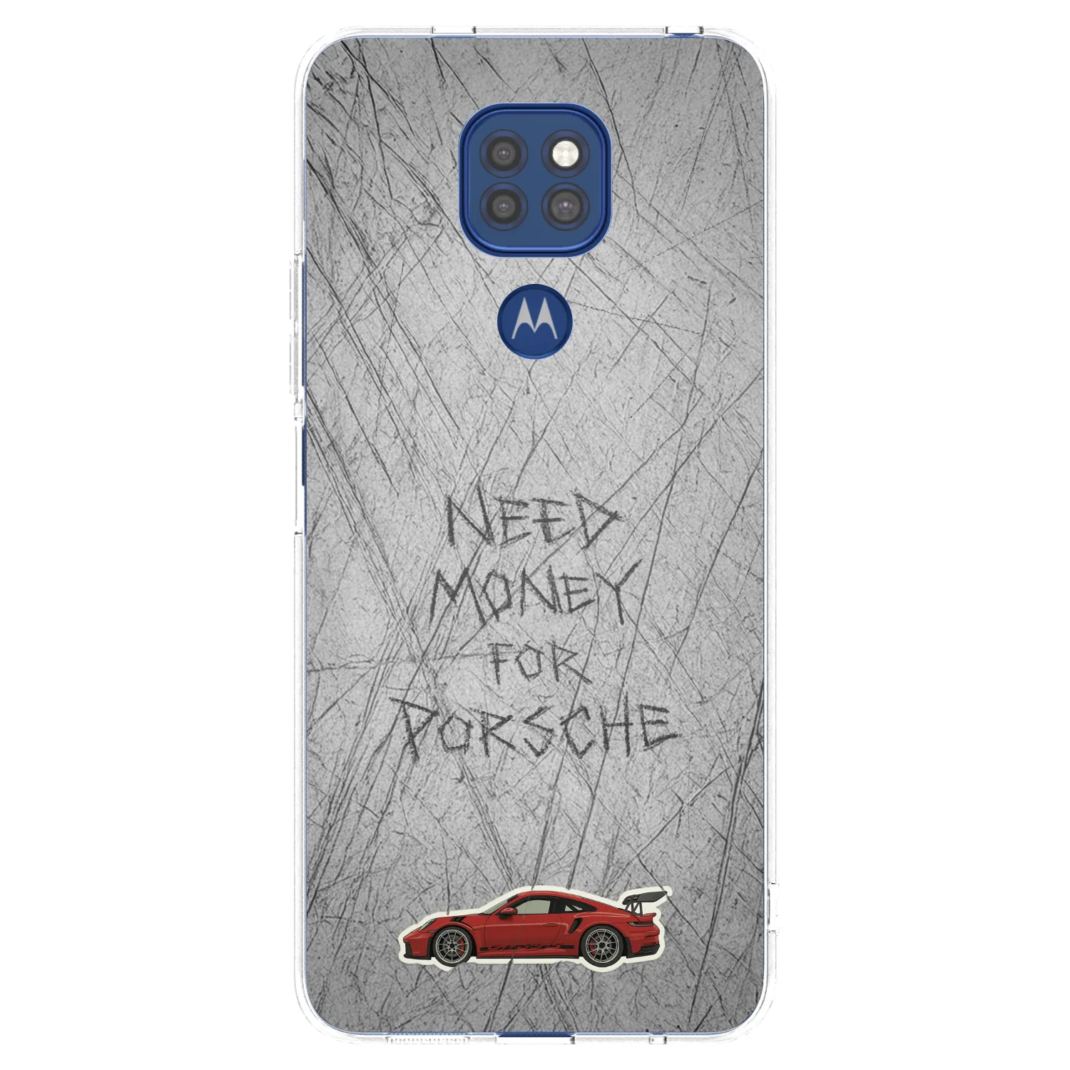 Picasee silikonska prozirna maskica za Motorola Moto G9 Play - Garage Scratch