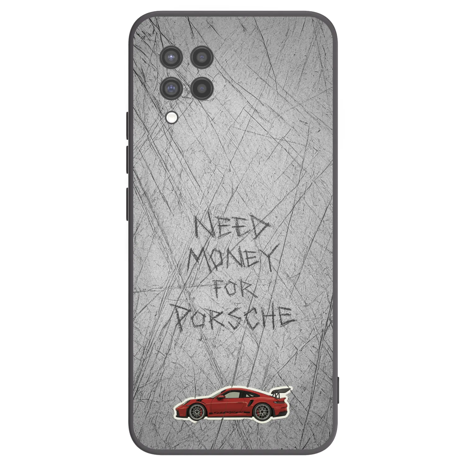 Picasee crna silikonska maskica za Samsung Galaxy A42 A426B - Garage Scratch