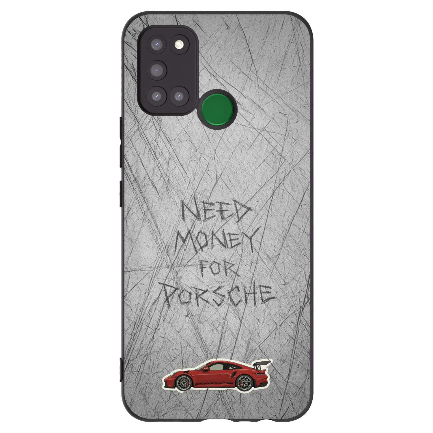 Picasee crna silikonska maskica za Realme 7i - Garage Scratch