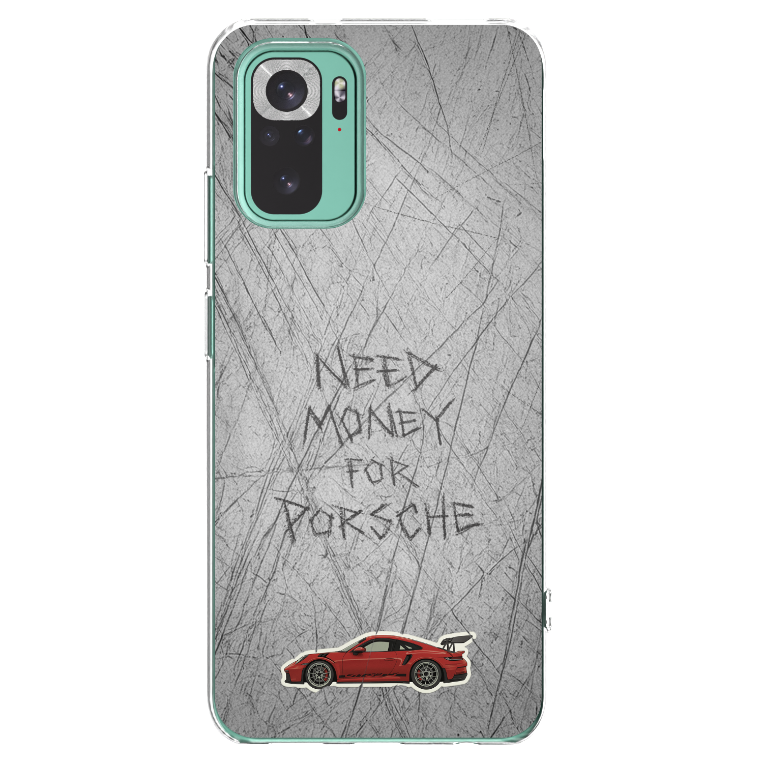 Picasee silikonska prozirna maskica za Xiaomi Redmi Note 10 Pro - Garage Scratch