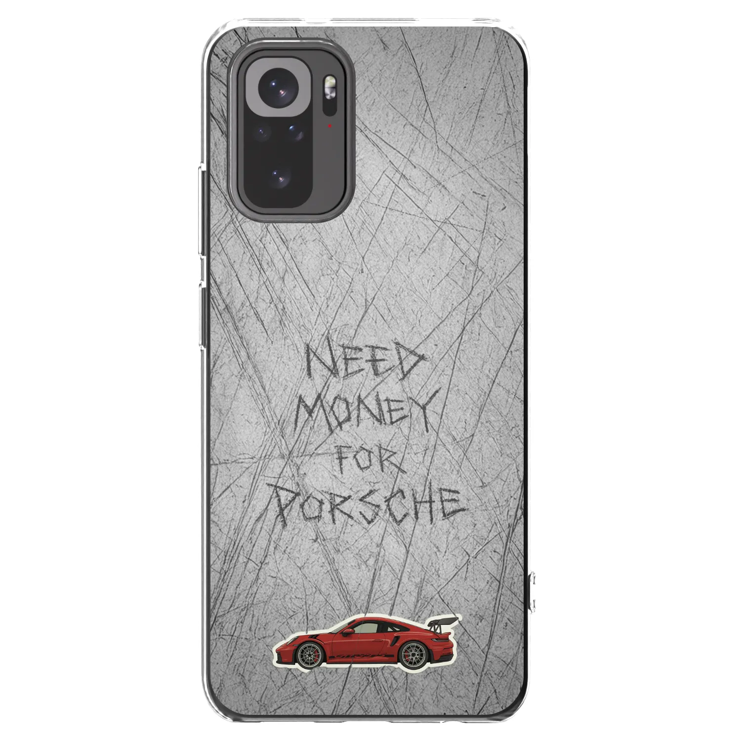 Picasee silikonska prozirna maskica za Xiaomi Redmi Note 10S - Garage Scratch