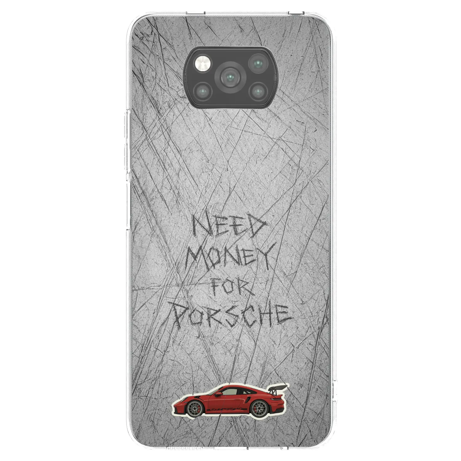 Picasee crna silikonska maskica za Xiaomi Poco X3 Pro - Garage Scratch