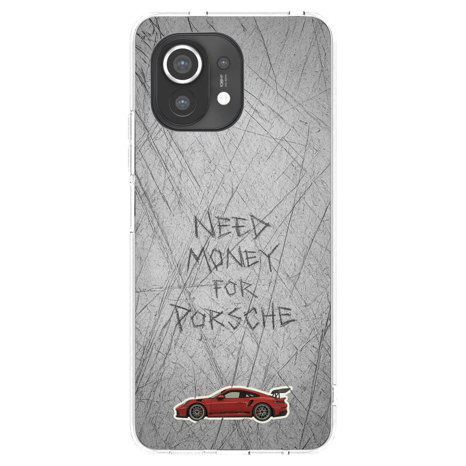 Picasee silikonska prozirna maskica za Xiaomi Mi 11 - Garage Scratch