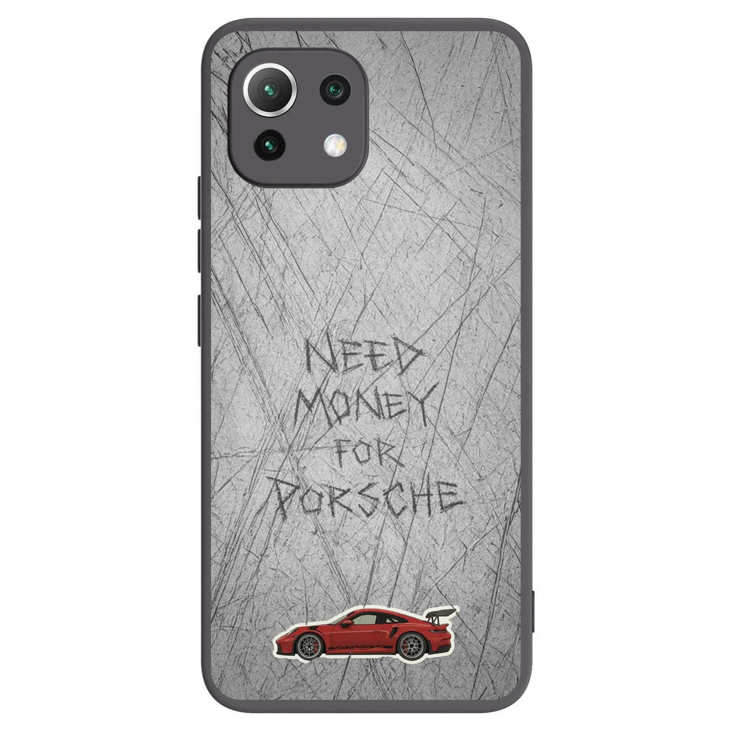 Picasee crna silikonska maskica za Xiaomi Mi 11 Lite - Garage Scratch