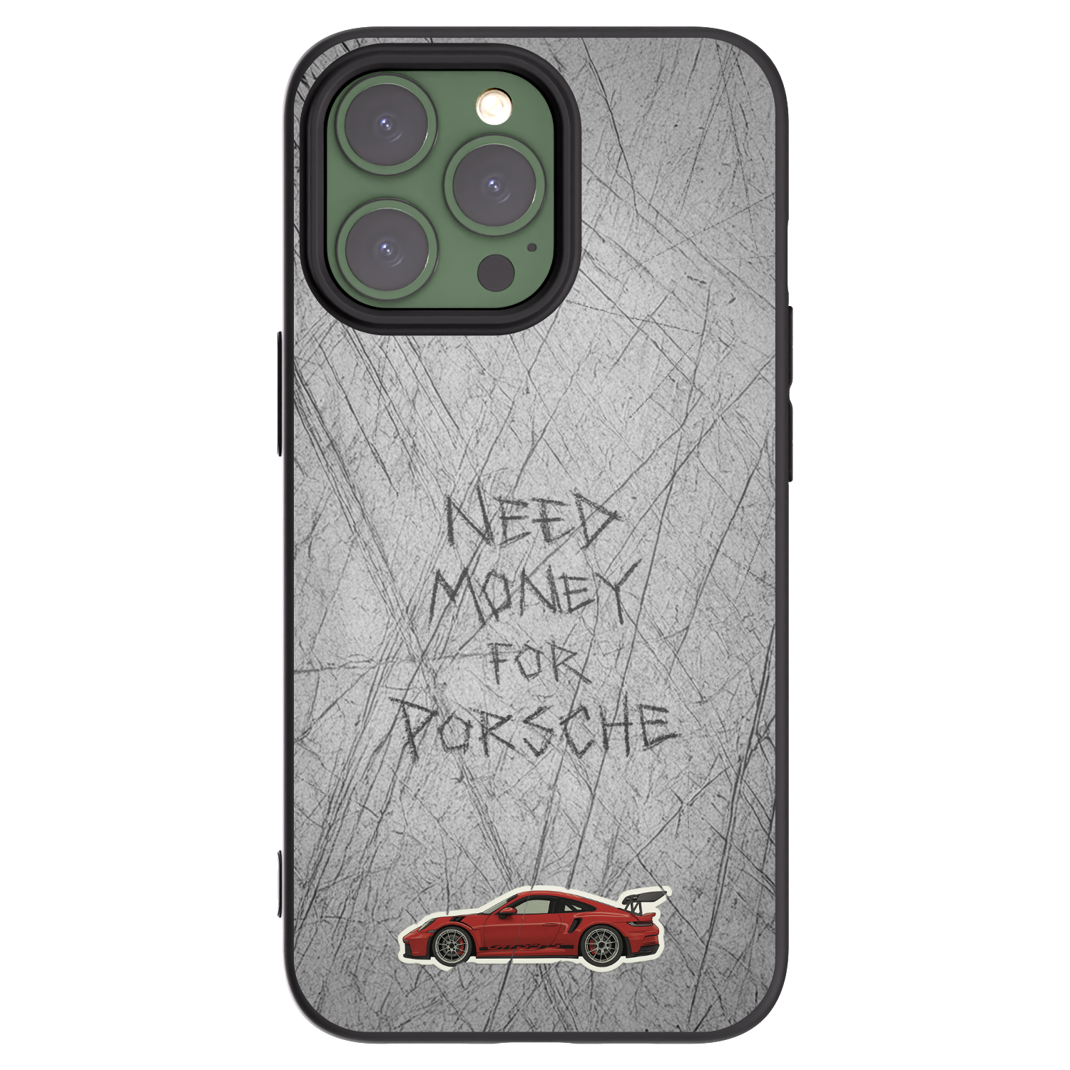 Picasee crna silikonska maskica za Apple iPhone 13 Pro - Garage Scratch