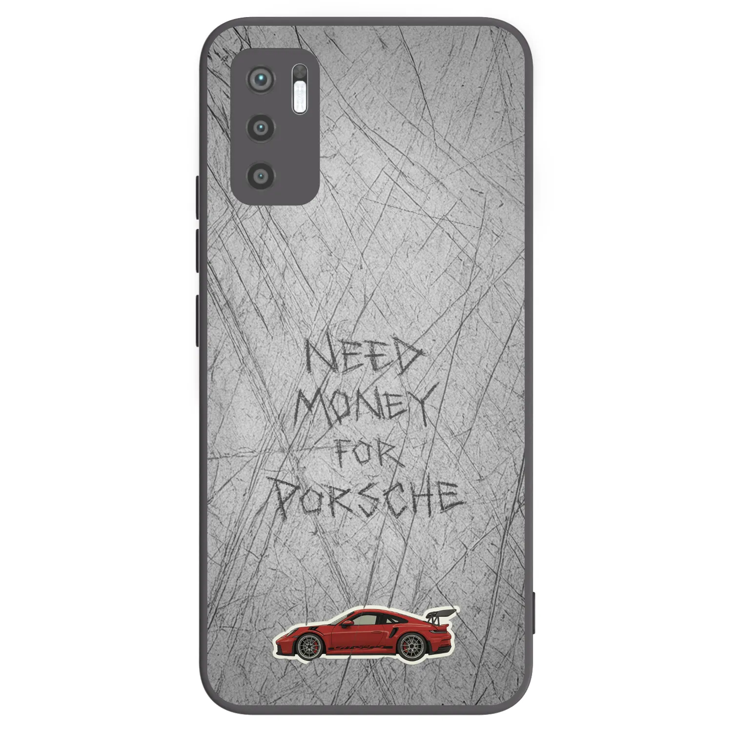 Picasee crna silikonska maskica za Xiaomi Redmi Note 10 5G - Garage Scratch