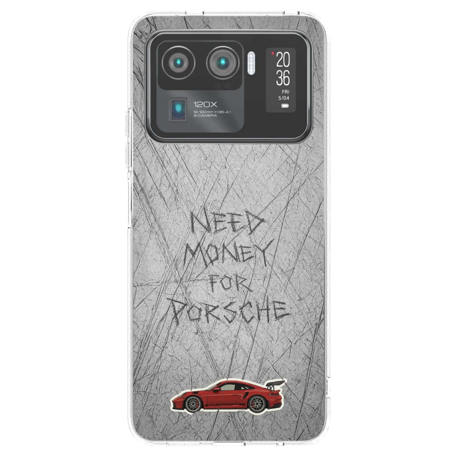 Picasee silikonska prozirna maskica za Xiaomi Mi 11 Ultra - Garage Scratch