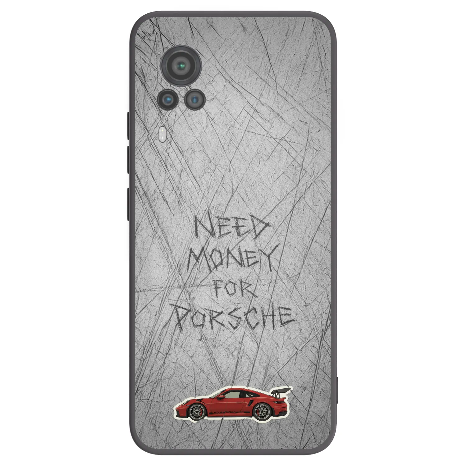 Picasee crna silikonska maskica za Vivo X60 Pro 5G - Garage Scratch