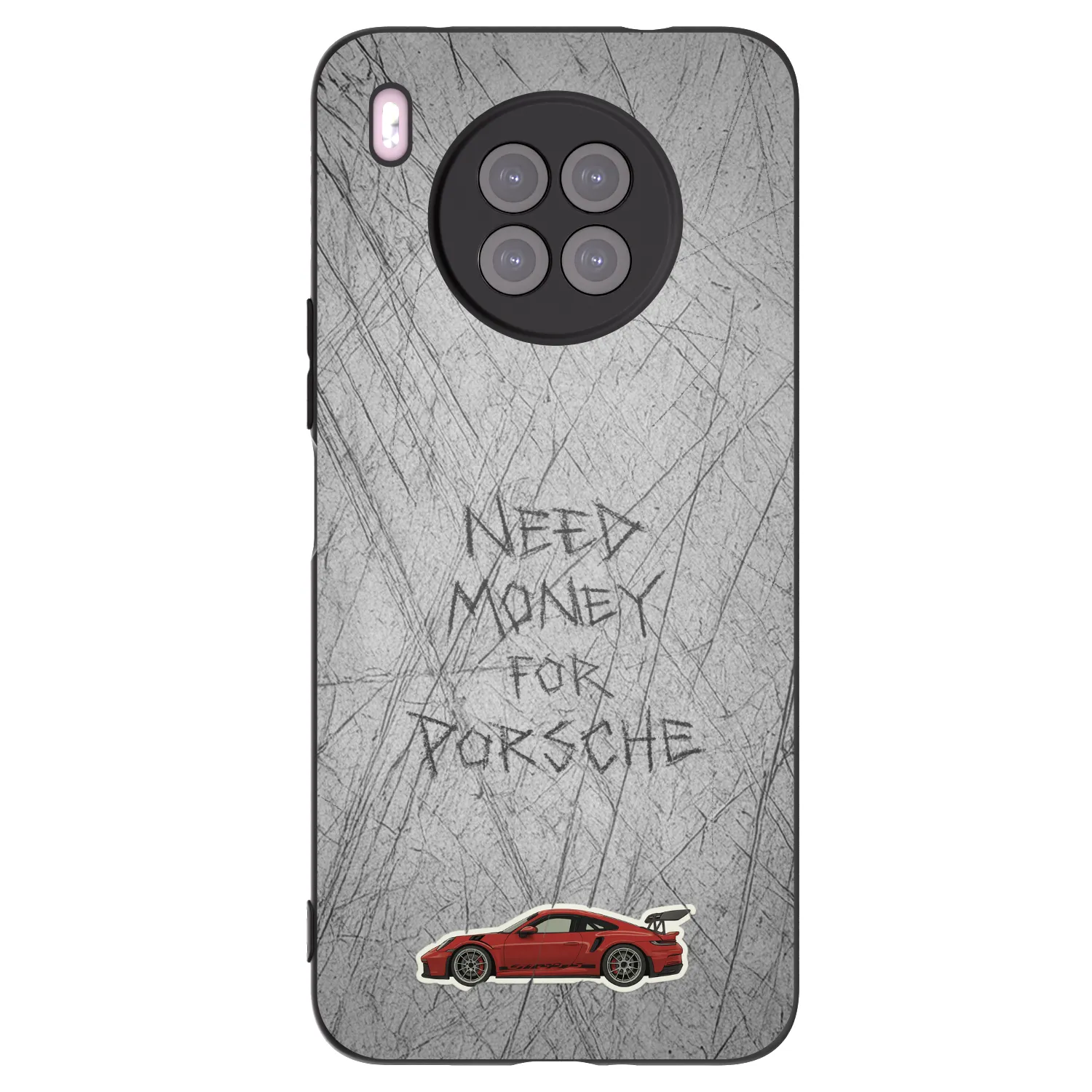 Picasee crna silikonska maskica za Huawei Nova 8i - Garage Scratch