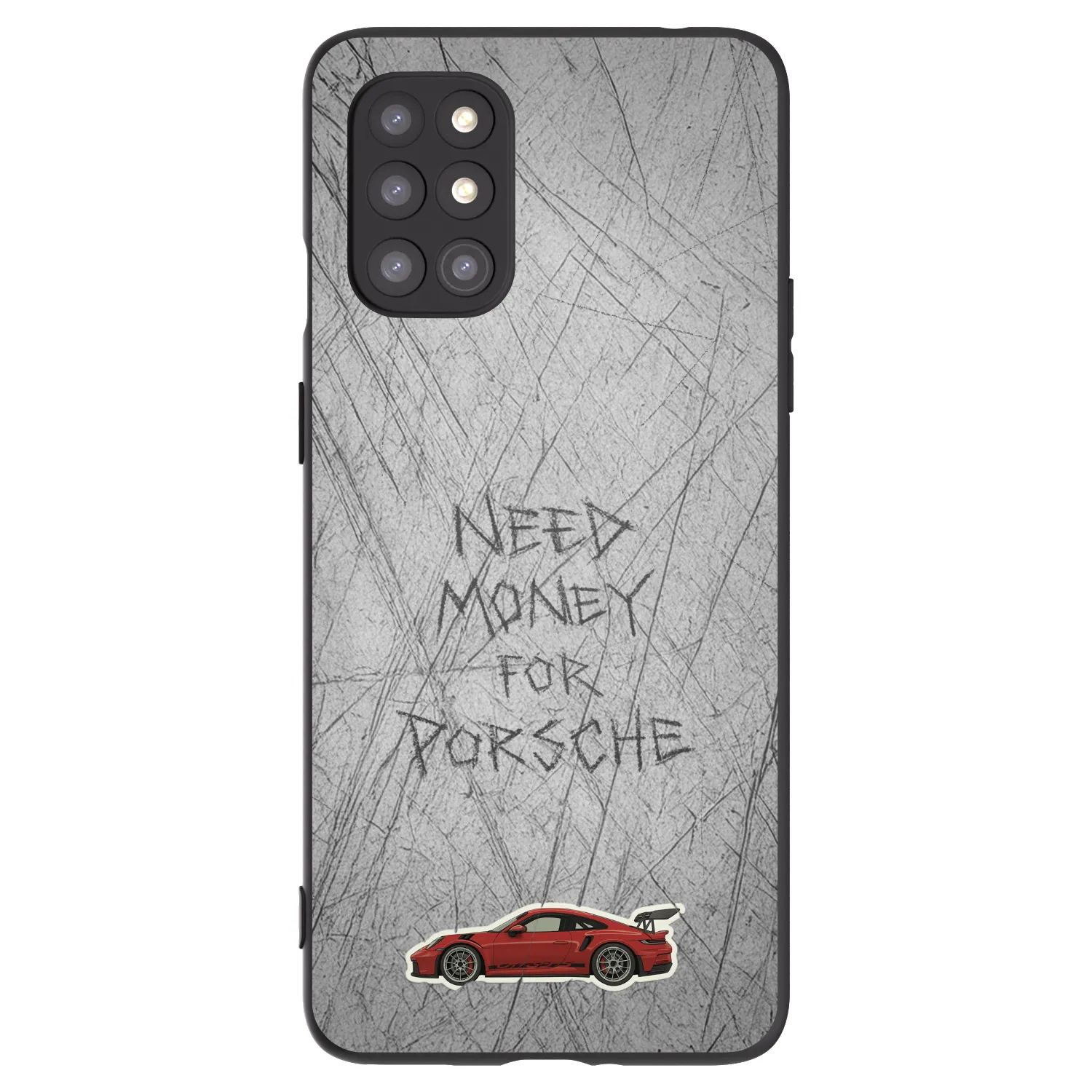 Picasee crna silikonska maskica za OnePlus 8T - Garage Scratch
