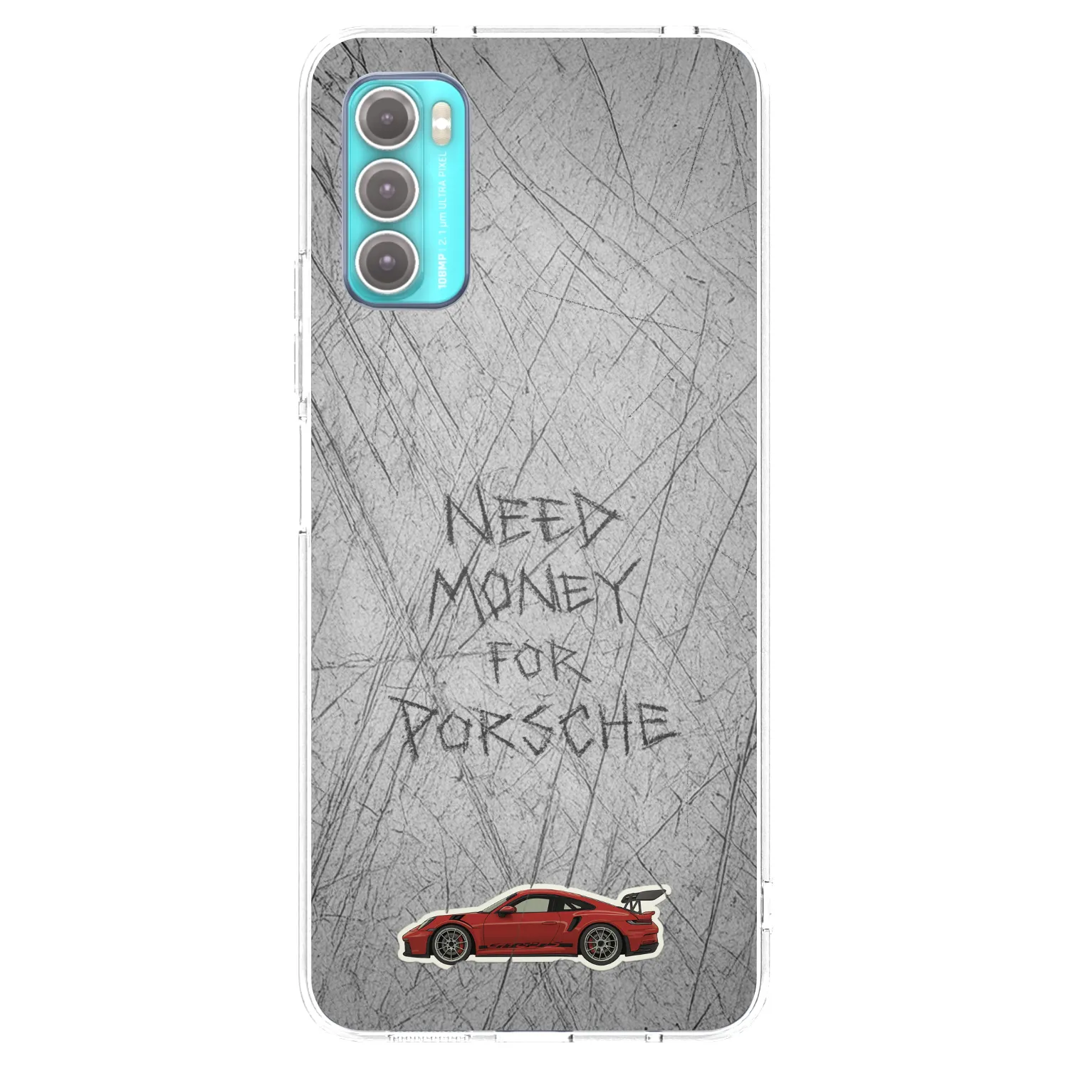 Picasee silikonska prozirna maskica za Motorola Moto G60 - Garage Scratch
