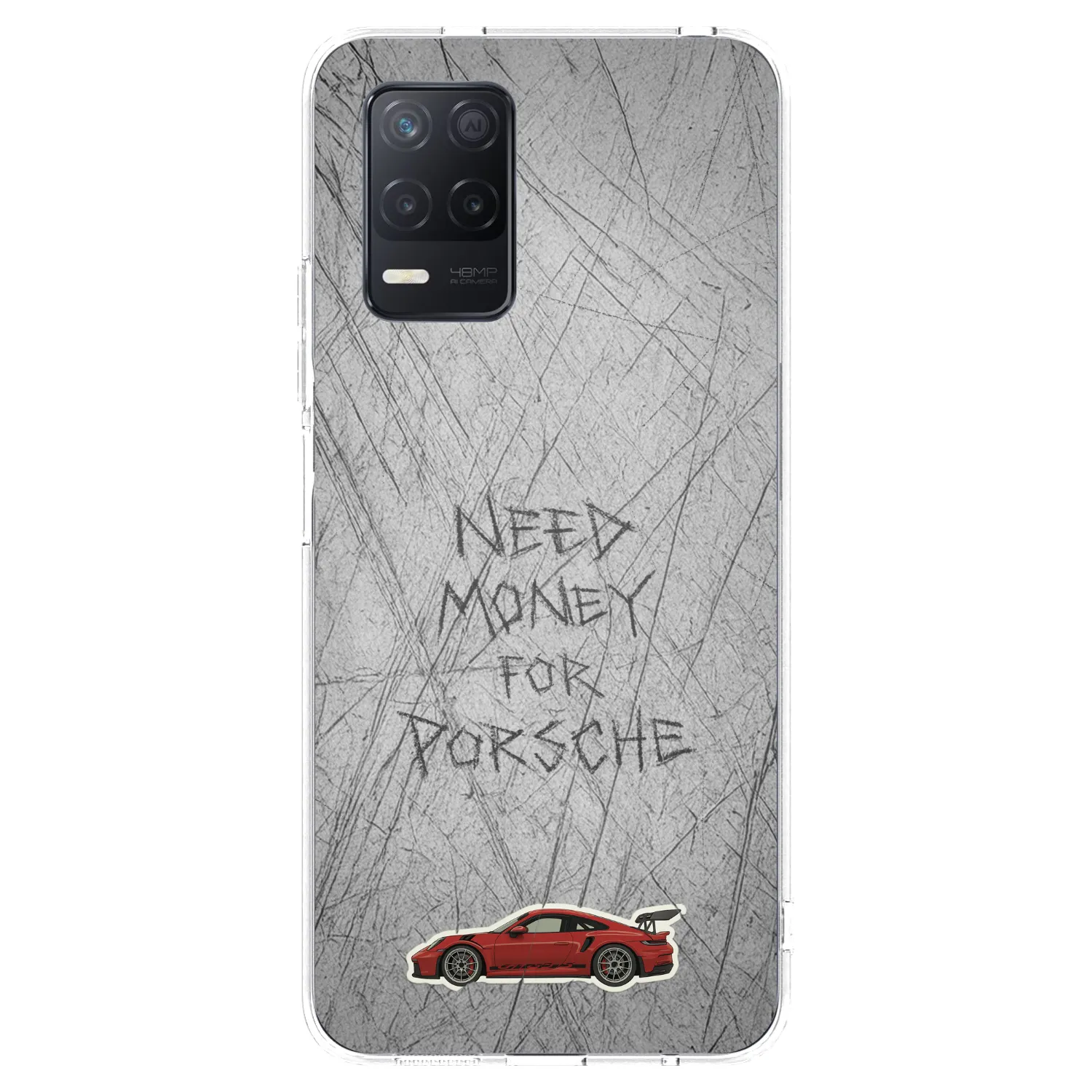 Picasee silikonska prozirna maskica za Realme 8 5G - Garage Scratch