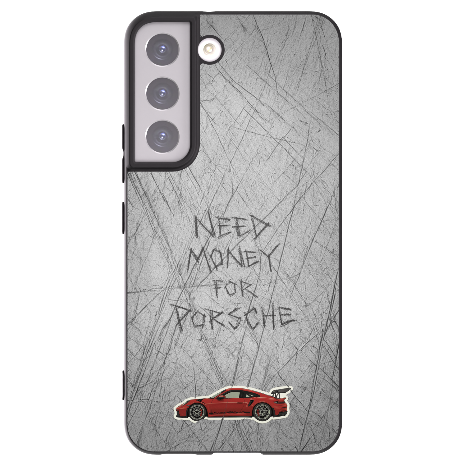 Picasee crna silikonska maskica za Samsung Galaxy S22 5G - Garage Scratch