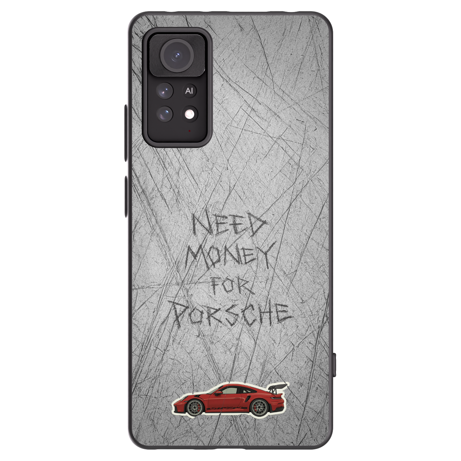 Picasee crna silikonska maskica za Xiaomi Redmi Note 11 Pro - Garage Scratch