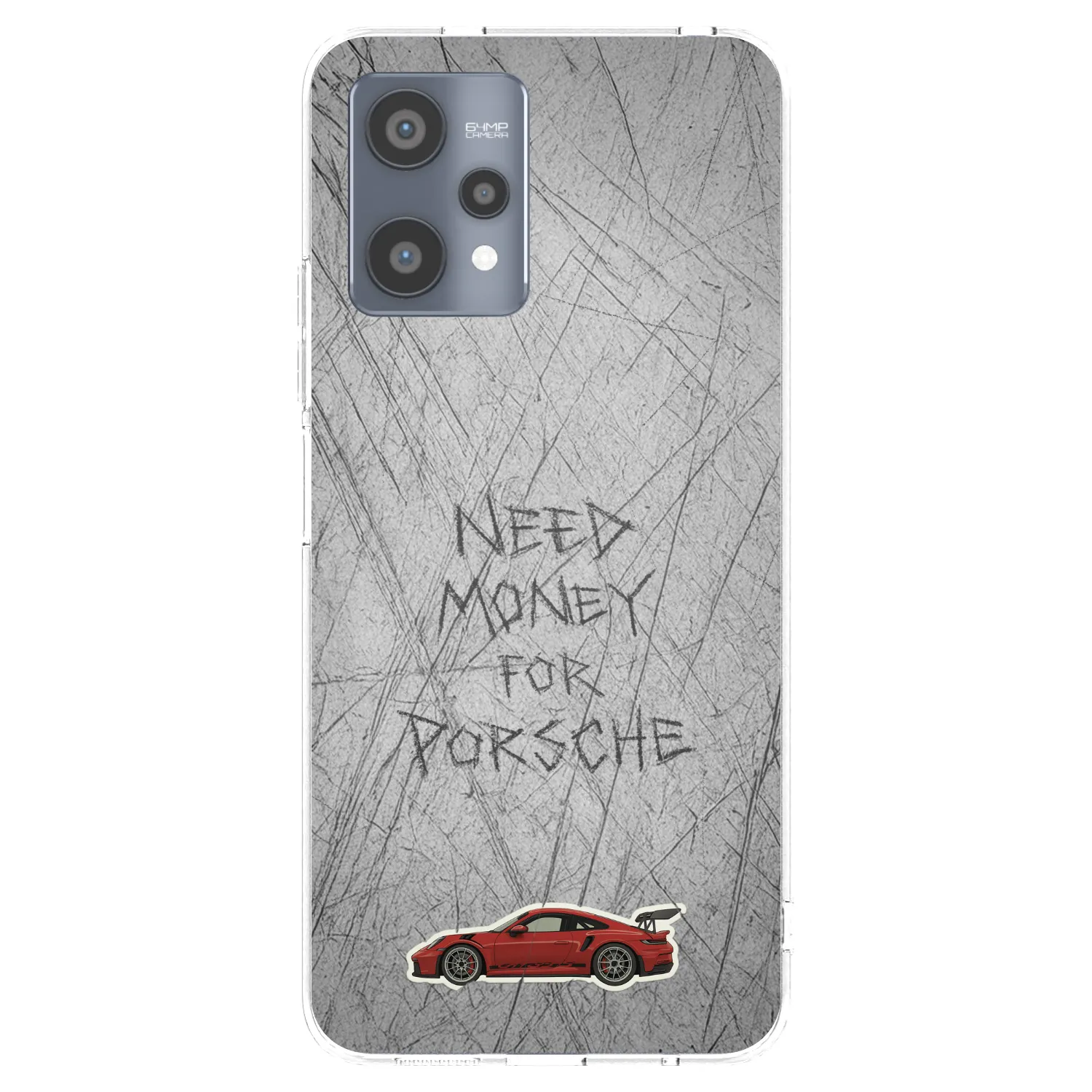 Picasee silikonska prozirna maskica za Realme 9 Pro 5G - Garage Scratch