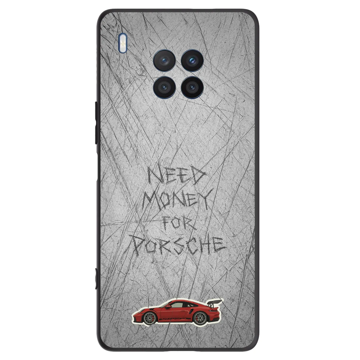 Picasee crna silikonska maskica za Honor 50 Lite - Garage Scratch