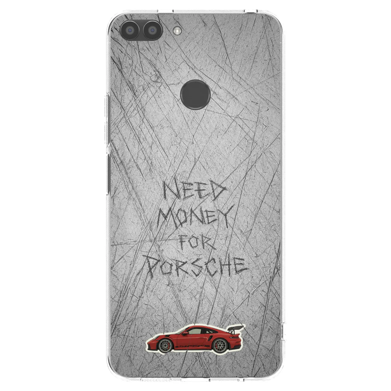 Picasee silikonska prozirna maskica za Huawei P Smart - Garage Scratch