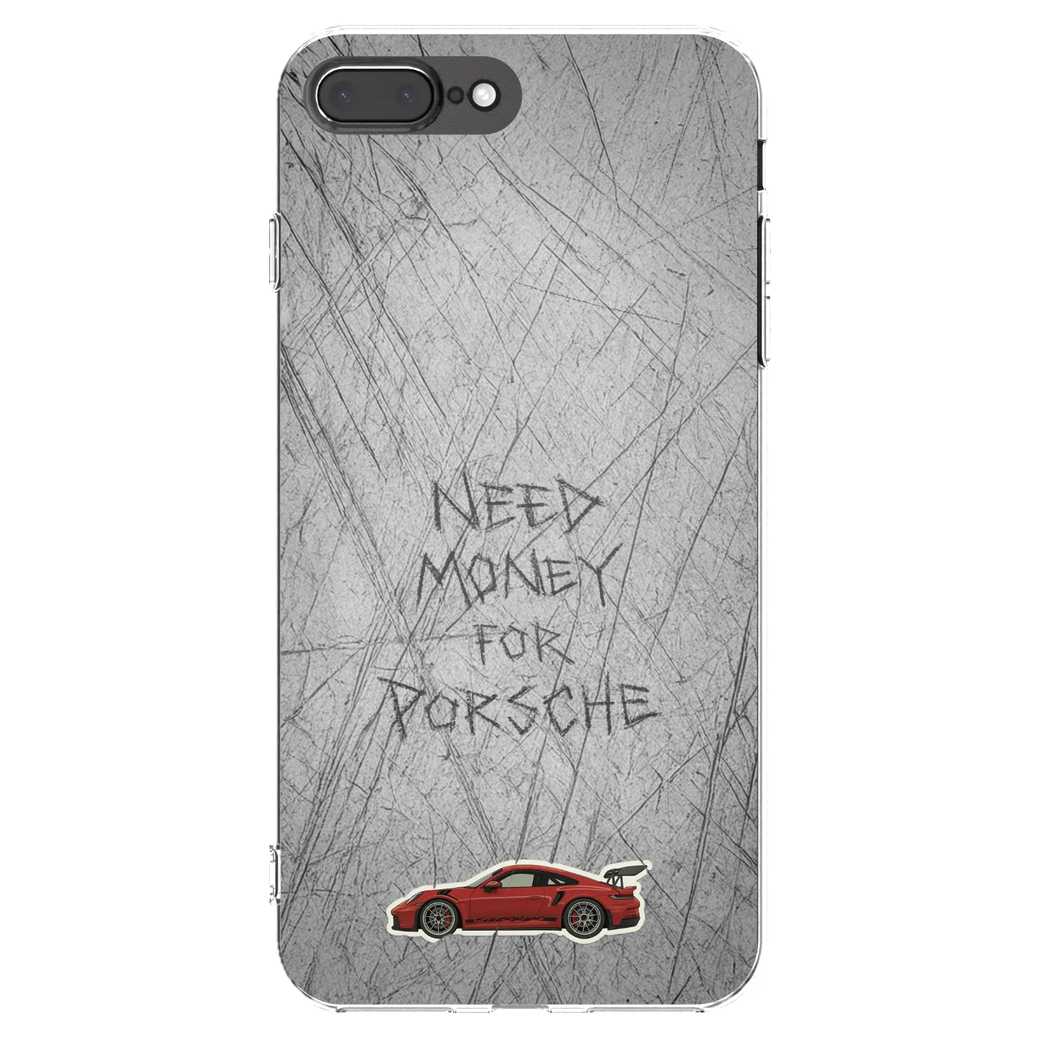 Picasee silikonska prozirna maskica za Apple iPhone 8 Plus - Garage Scratch