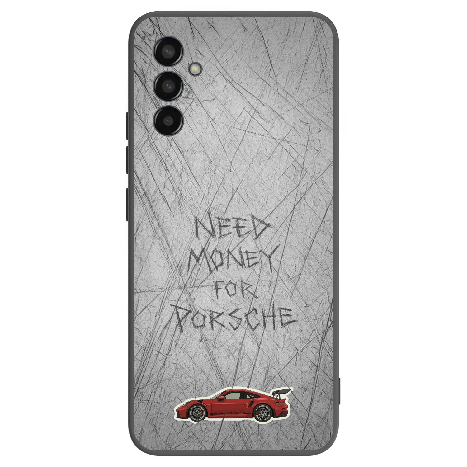 Picasee crna silikonska maskica za Samsung Galaxy M13 M135F - Garage Scratch