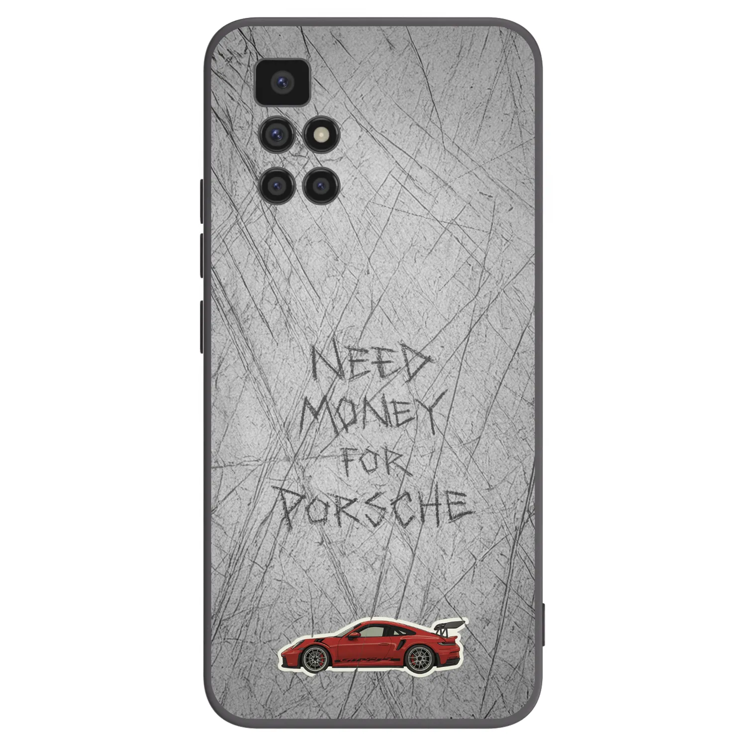 Picasee crna silikonska maskica za Xiaomi Redmi 10 (2022) - Garage Scratch