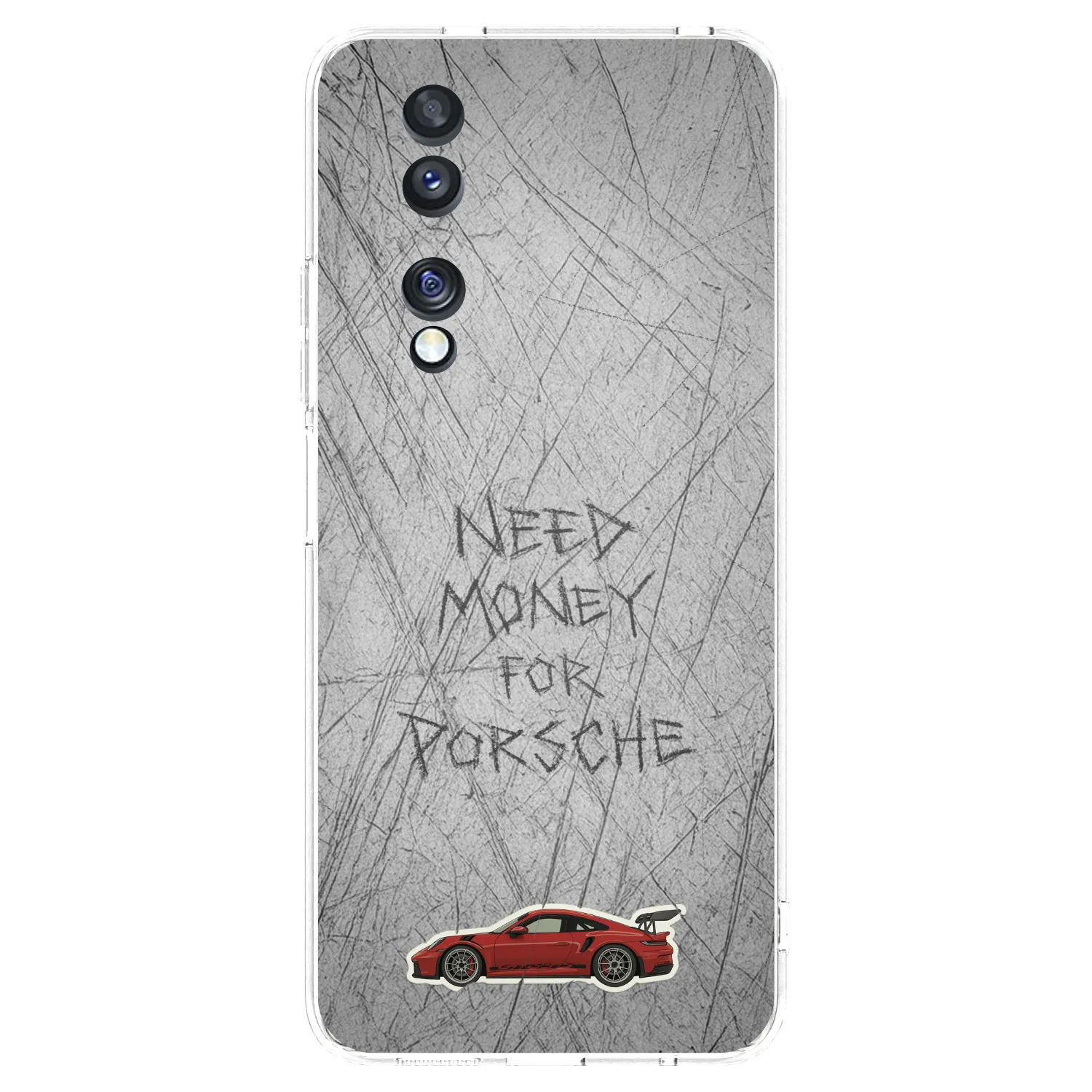 Picasee silikonska prozirna maskica za Honor 70 - Garage Scratch