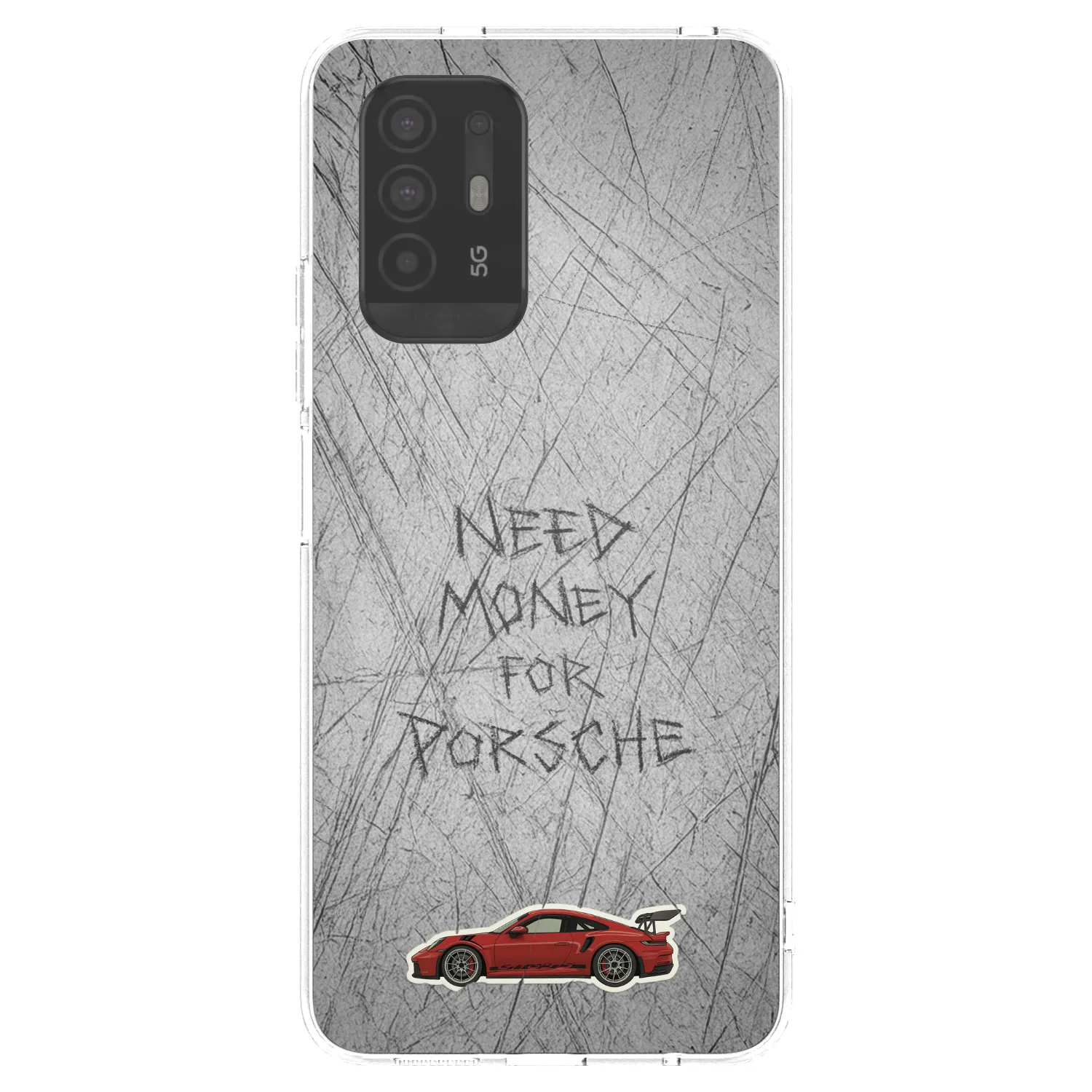 Picasee silikonska prozirna maskica za OPPO A94 5G - Garage Scratch