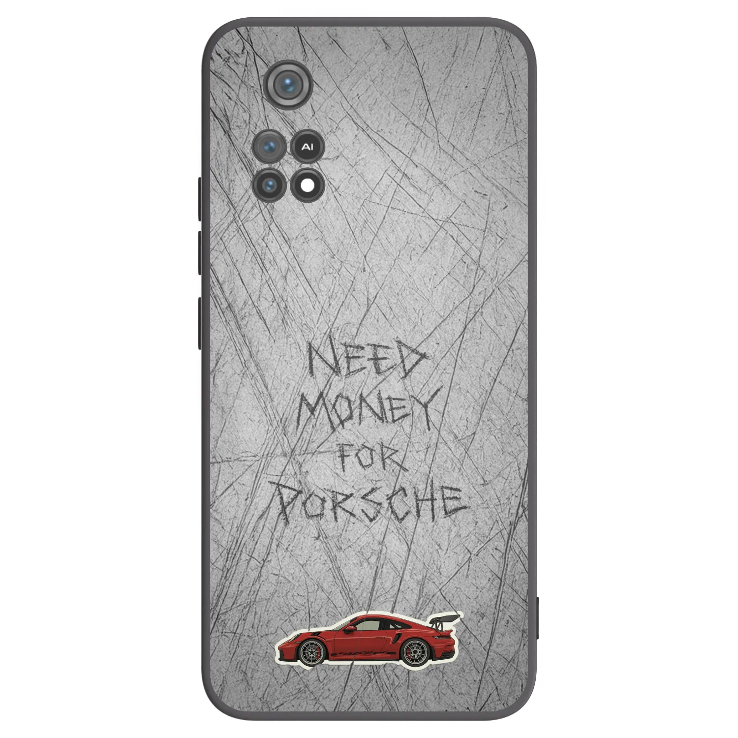 Picasee crna silikonska maskica za Xiaomi Poco M4 Pro - Garage Scratch