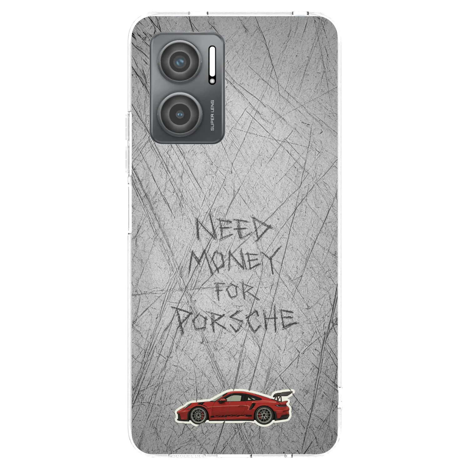 Picasee silikonska prozirna maskica za Xiaomi Redmi 10 5G - Garage Scratch