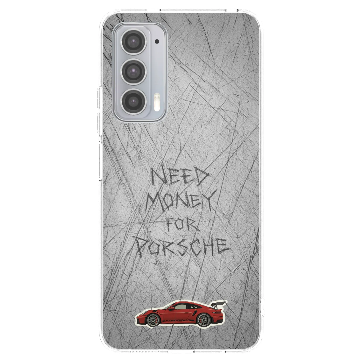 Picasee silikonska prozirna maskica za Motorola Edge 20 - Garage Scratch