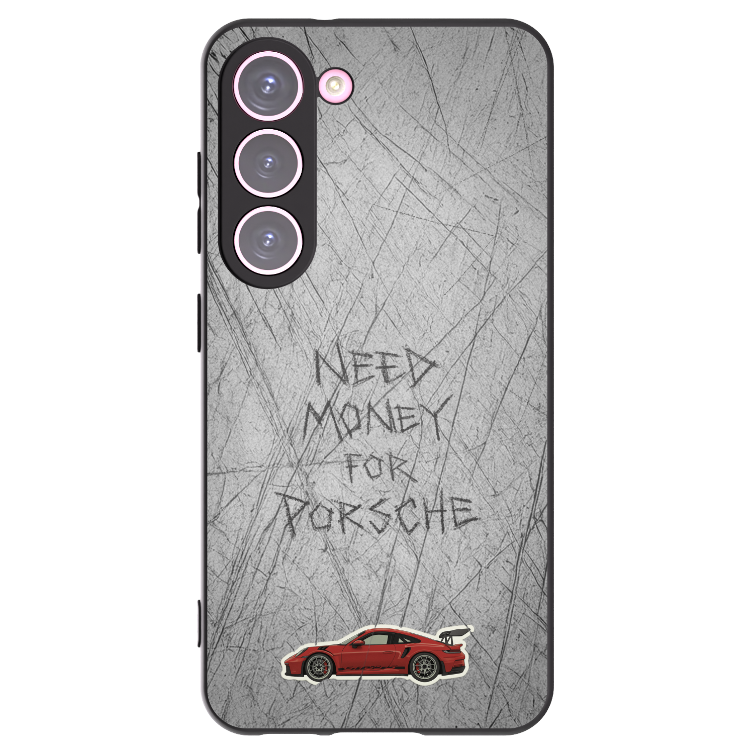 Picasee crna silikonska maskica za Samsung Galaxy S23 5G - Garage Scratch