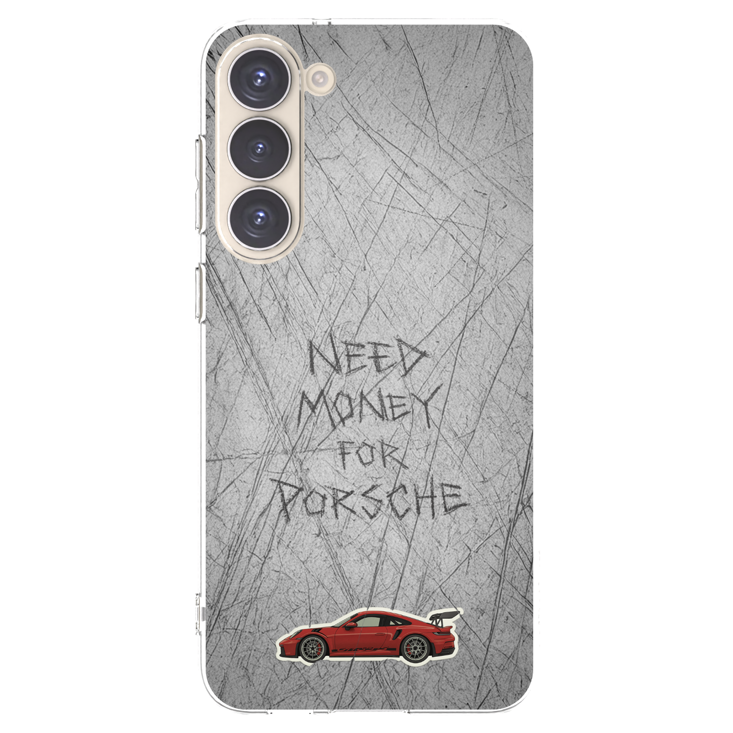 Picasee silikonska prozirna maskica za Samsung Galaxy S23+ 5G - Garage Scratch