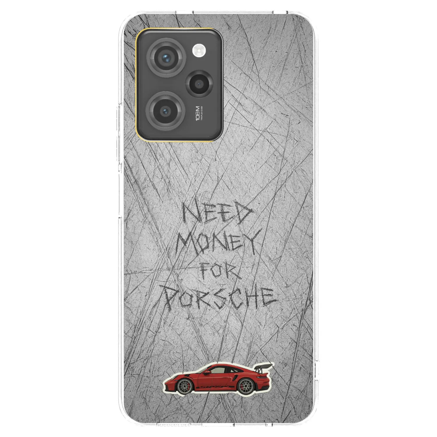 Picasee silikonska prozirna maskica za Xiaomi Poco X5 Pro - Garage Scratch